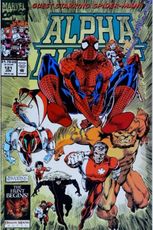 Couverture de ALPHA FLIGHT (1983) #121 - par Pat Broderick - lecubeacomics.com