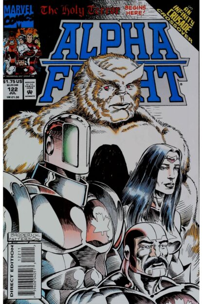 Couverture de ALPHA FLIGHT (1983) #122 - par Pat Broderick - lecubeacomics.com
