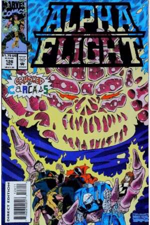 Couverture de ALPHA FLIGHT (1983) #126 - par Dario Carrasco Jr - lecubeacomics.com