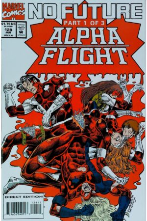 Couverture de ALPHA FLIGHT (1983) #128 - par Dario Carrasco Jr - lecubeacomics.com