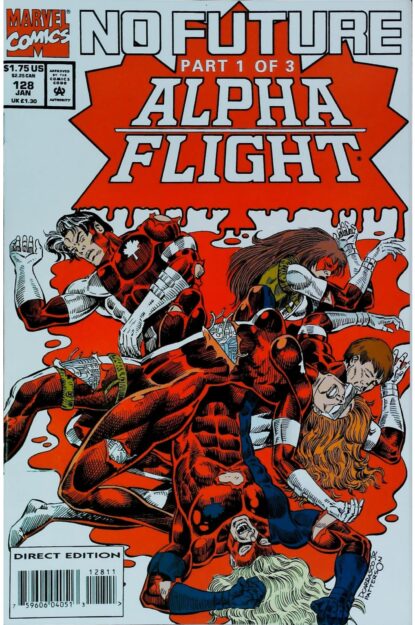 Couverture de ALPHA FLIGHT (1983) #128 - par Dario Carrasco Jr - lecubeacomics.com