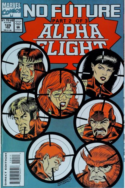 Couverture de ALPHA FLIGHT (1983) #129 - par Dario Carrasco Jr - lecubeacomics.com