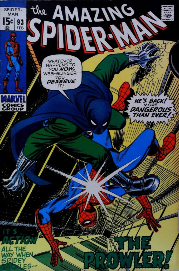 Amazing Spider-Man #93, vue de l'exemplaire