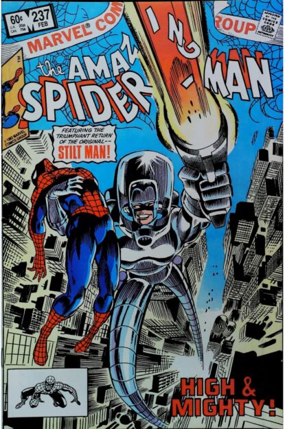 Couverture de AMAZING SPIDER-MAN (1963) #237 - par John Romita Jr. - lecubeacomics.com