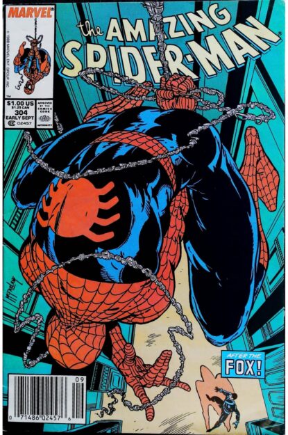 AMAZING SPIDER-MAN (1963) #304 - Marvel - lecubeacomics.com Couverture de AMAZING SPIDER-MAN (1963) #304 - par Todd McFarlane - lecubeacomics.com