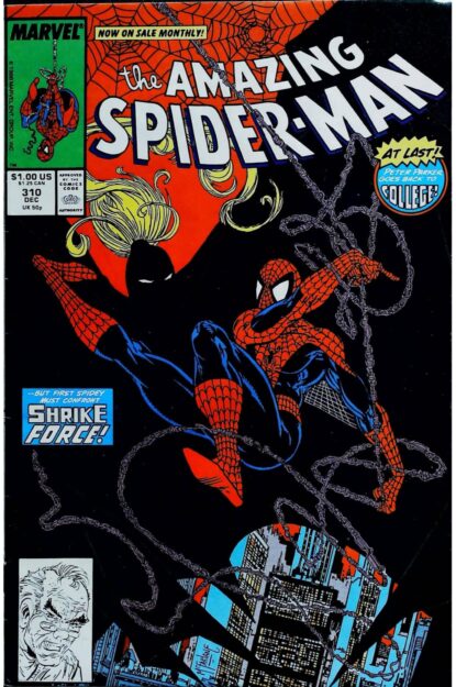 AMAZING SPIDER-MAN (1963) #310 - Marvel - lecubeacomics.com Couverture de AMAZING SPIDER-MAN (1963) #310 - par Todd McFarlane - lecubeacomics.com
