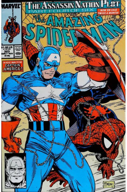 Couverture de AMAZING SPIDER-MAN (1963) #323 - par Todd McFarlane - lecubeacomics.com