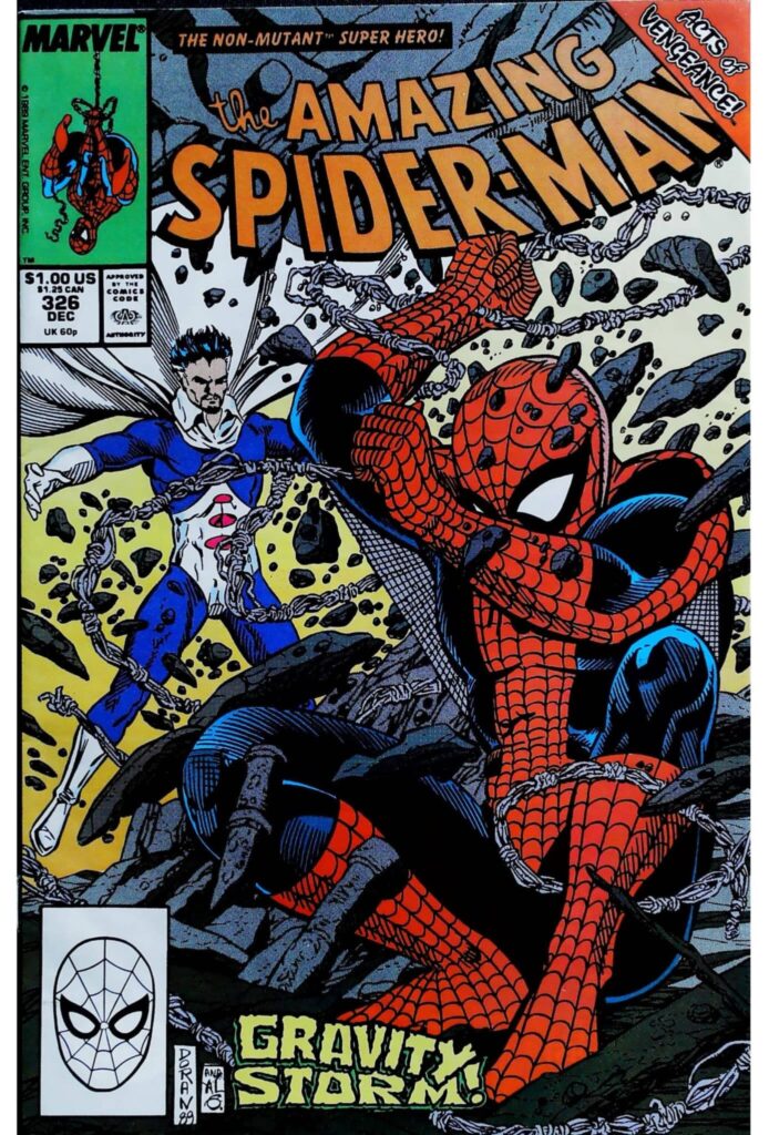 Amazing Spider-Man #326, vue de l'exemplaire
