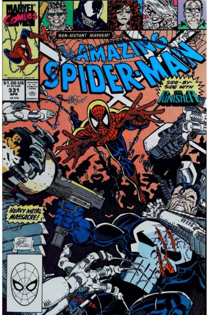 Couverture de AMAZING SPIDER-MAN (1963) #331 - par Erik Larsen - lecubeacomics.com