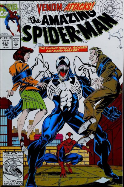 Couverture de AMAZING SPIDER-MAN (1963) #374 - par Mark Bagley - lecubeacomics.com