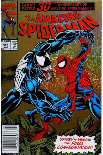 AMAZING SPIDER-MAN (1963) #376 - Marvel - lecubeacomics.com Couverture de AMAZING SPIDER-MAN (1963) #376 - par Mark Bagley - lecubeacomics.com