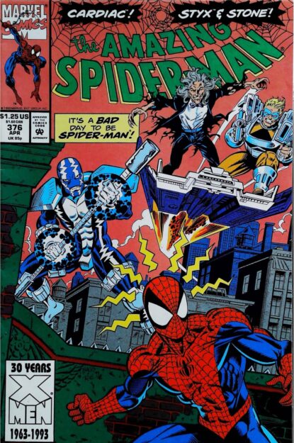 Couverture de AMAZING SPIDER-MAN (1963) #376 - par Mark Bagley - lecubeacomics.com