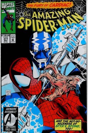 Couverture de AMAZING SPIDER-MAN (1963) #377 - par Mark Bagley - lecubeacomics.com
