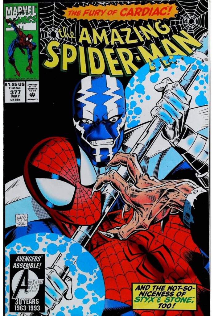 Amazing Spider-Man #377, vue de l'exemplaire