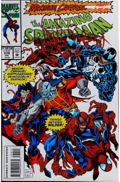 Couverture de AMAZING SPIDER-MAN (1963) #379 - par Mark Bagley - lecubeacomics.com