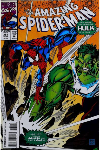 Couverture de AMAZING SPIDER-MAN (1963) #381 - par Mark Bagley - lecubeacomics.com