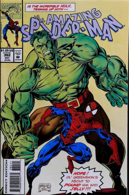 Couverture de AMAZING SPIDER-MAN (1963) #382 - par Mark Bagley - lecubeacomics.com