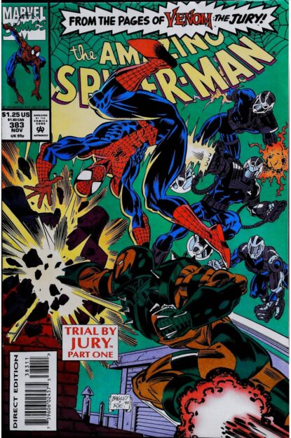 Couverture de AMAZING SPIDER-MAN (1963) #383 - par Mark Bagley - lecubeacomics.com