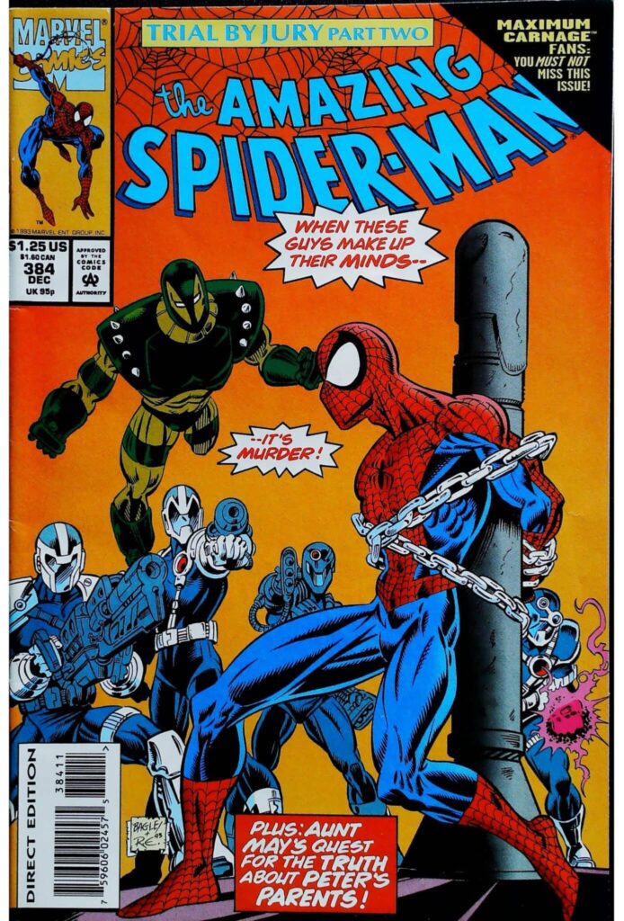 Amazing Spider-Man #384, vue de l'exemplaire