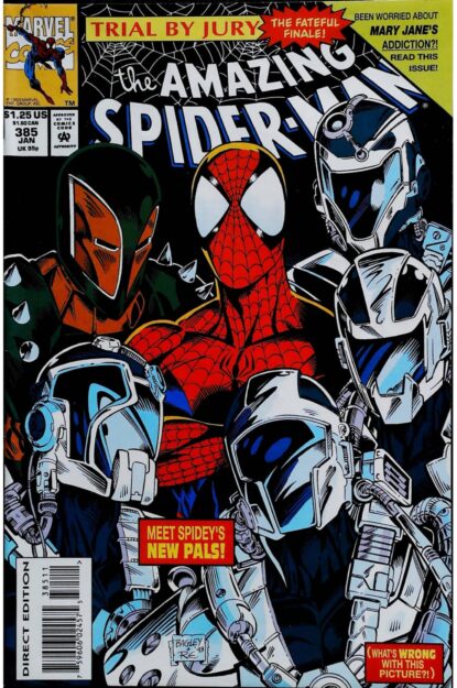 Couverture de AMAZING SPIDER-MAN (1963) #385 - par Mark Bagley - lecubeacomics.com
