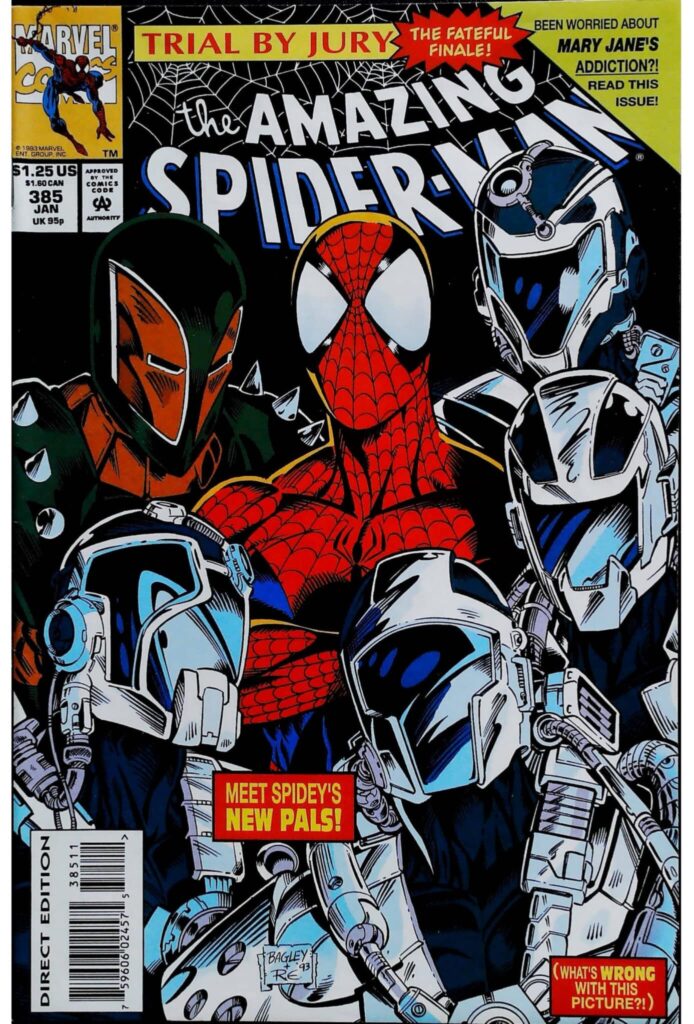 Amazing Spider-Man #385, vue de l'exemplaire