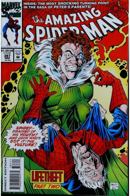 Couverture de AMAZING SPIDER-MAN (1963) #387 - par Mark Bagley - lecubeacomics.com
