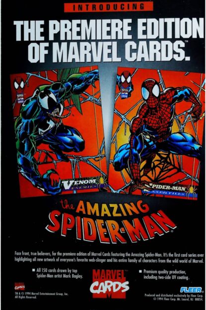 AMAZING SPIDER-MAN (1963) #389 - Marvel - lecubeacomics.com Couverture de AMAZING SPIDER-MAN (1963) #389 - par Mark Bagley - lecubeacomics.com