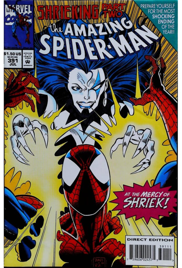 Amazing Spider-Man #391, vue de l'exemplaire