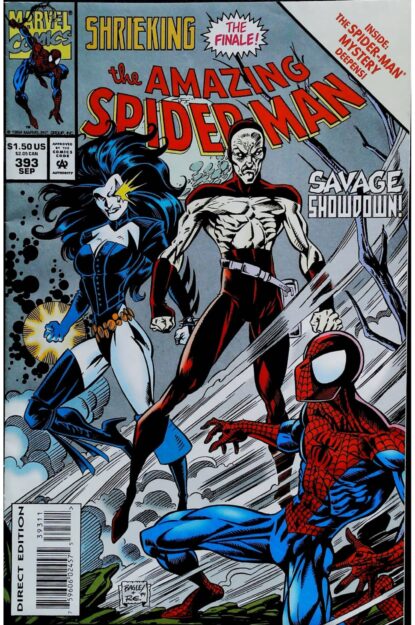 Couverture de AMAZING SPIDER-MAN (1963) #393 - par Mark Bagley - lecubeacomics.com