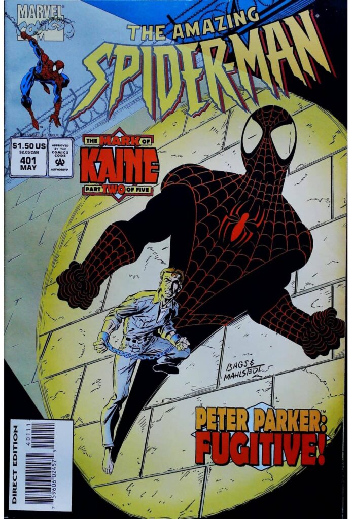 Amazing Spider-Man #401, vue de l'exemplaire