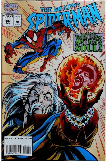 Couverture de AMAZING SPIDER-MAN (1963) #402 - par Danny Fingeroth - lecubeacomics.com