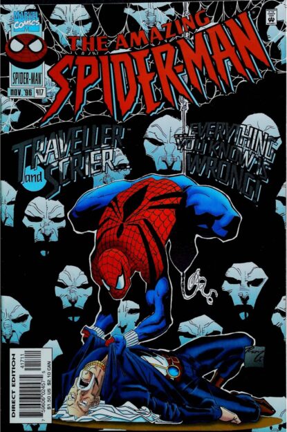 Couverture de AMAZING SPIDER-MAN (1963) #417 - par Ron Garney - lecubeacomics.com