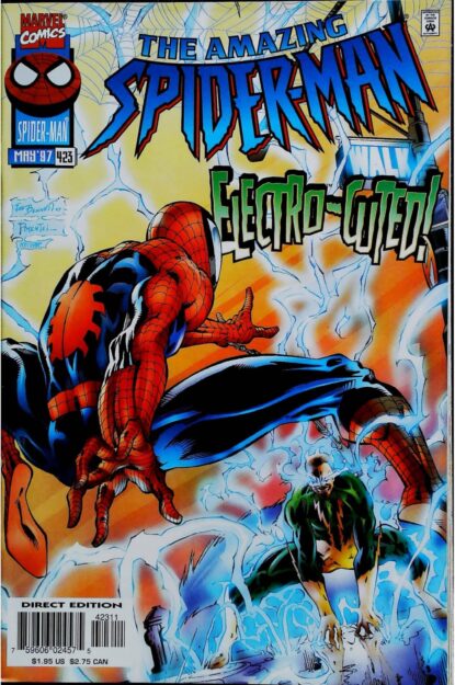 Couverture de AMAZING SPIDER-MAN (1963) #423 - par Joe Bennett - lecubeacomics.com