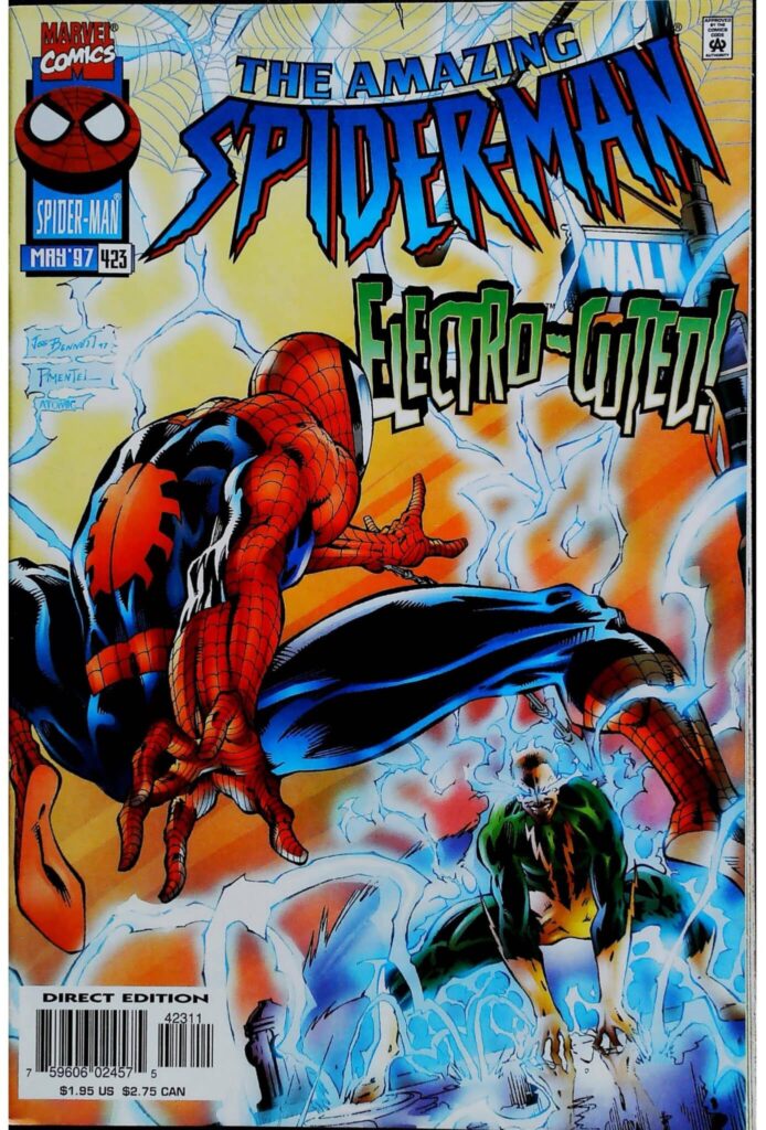 Amazing Spider-Man #423, vue de l'exemplaire