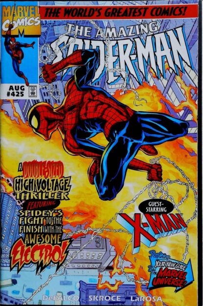 Couverture de AMAZING SPIDER-MAN (1963) #425 - par Steve Skroce - lecubeacomics.com