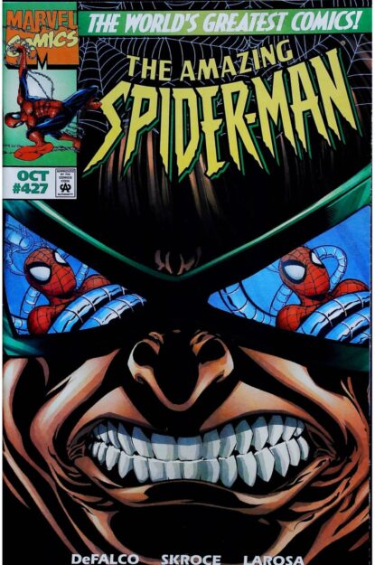 Couverture de AMAZING SPIDER-MAN (1963) #427 - par Steve Skroce - lecubeacomics.com