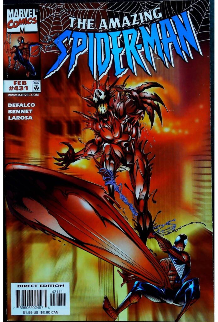 Amazing Spider-Man #431, vue de l'exemplaire