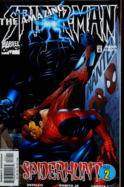 Couverture de AMAZING SPIDER-MAN (1963) #432 - par John Romita Jr. - lecubeacomics.com