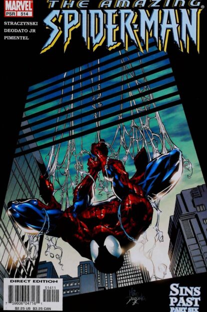 Couverture de AMAZING SPIDER-MAN (1963) #514 - par Mike Deodato Jr. - lecubeacomics.com
