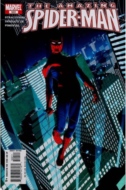 Couverture de AMAZING SPIDER-MAN (1963) #522 - par Kaare Kyle Andrews - lecubeacomics.com