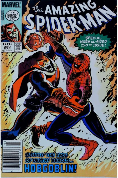 AMAZING SPIDER-MAN (1963) #250 - Marvel - lecubeacomics.com Couverture de AMAZING SPIDER-MAN (1963) #250 - par John Romita Jr. - lecubeacomics.com