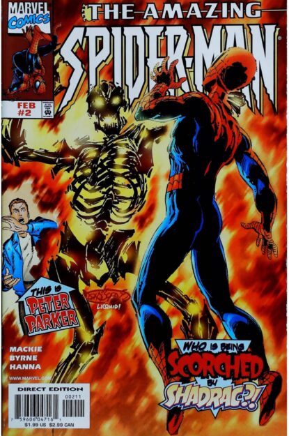 Couverture de AMAZING SPIDER-MAN (1999) #2 - par John Byrne - lecubeacomics.com