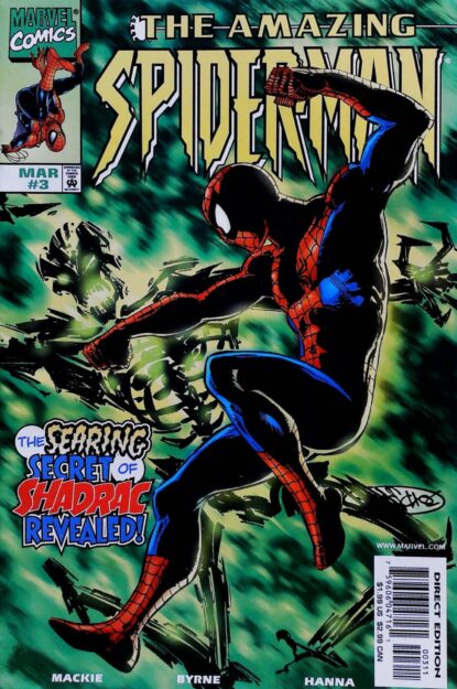Couverture de AMAZING SPIDER-MAN (1999) #3 - par John Byrne - lecubeacomics.com