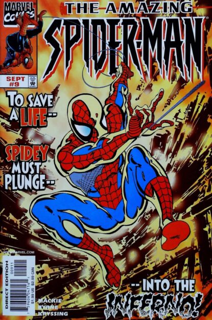 Couverture de AMAZING SPIDER-MAN (1999) #9 - par John Byrne - lecubeacomics.com