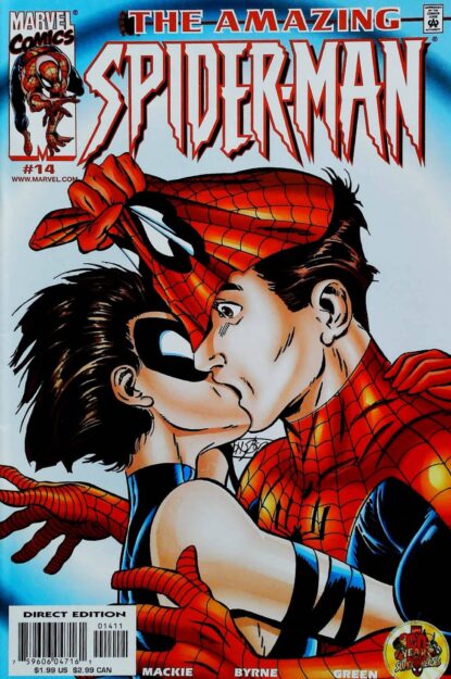 Couverture de AMAZING SPIDER-MAN (1999) #14 - par John Byrne - lecubeacomics.com