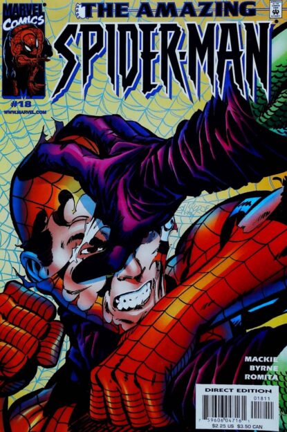 Couverture de AMAZING SPIDER-MAN (1999) #18 - par John Byrne - lecubeacomics.com