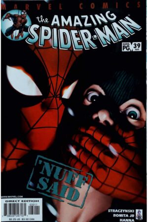Couverture de AMAZING SPIDER-MAN (1999) #39 - par Kaare Kyle Andrews - lecubeacomics.com
