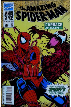 AMAZING SPIDER MAN (1963) ANNUAL #28 Marvel lecubeacomics.com