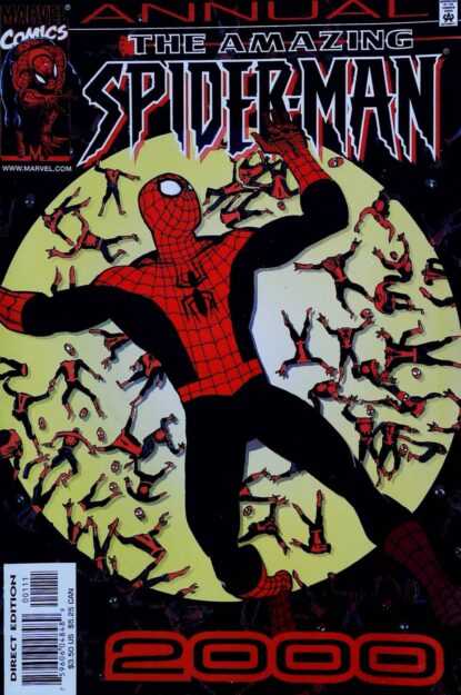 Couverture de AMAZING SPIDER-MAN (1963) ANNUAL 2000 - par Klaus Janson - lecubeacomics.com