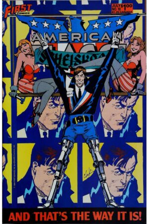 Couverture de AMERICAN FLAGG (1983) #10 - par Howard Chaykin - lecubeacomics.com